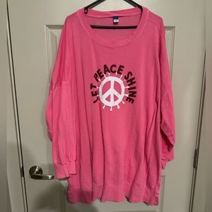PINK SWEATSHIRT